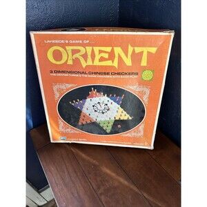 1972 Chinese Checkers 3 Dimensional Game of Orient No 8323 by Lakeside